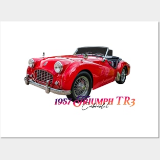 1957 Triumph TR3 Cabriolet Posters and Art